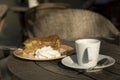 Coffee with applepie Royalty Free Stock Photo