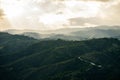 coffee area landscape in colombia Royalty Free Stock Photo