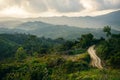 coffee area landscape in colombia Royalty Free Stock Photo