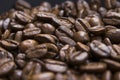 Coffee background, roasted beans texture Royalty Free Stock Photo
