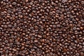 Coffee Background texture. Roasted, brown coffee beans