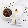 The coffee bag Royalty Free Stock Photo