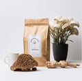 The coffee bag Royalty Free Stock Photo