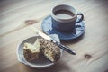 Coffee and bakery on the morning Royalty Free Stock Photo