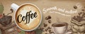 Coffee banner ads