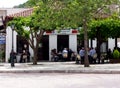 Typical Coffee bar in Greece