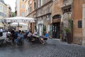 Coffee Bar in Rome, Italy Royalty Free Stock Photo