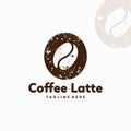 beans coffee logo for caffee or coffee shop icon Royalty Free Stock Photo