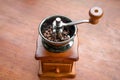 Coffee bean grinder Royalty Free Stock Photo