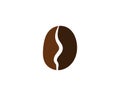 coffee bean icon vector Royalty Free Stock Photo