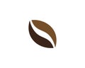 coffee bean icon vector Royalty Free Stock Photo