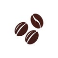 coffee bean icon vector Royalty Free Stock Photo