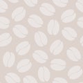 Coffee Bean Seamless Pattern.