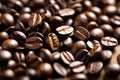 coffee beans background. Generative AI Royalty Free Stock Photo