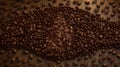 Coffee Beans Background, Image Ai Generated Royalty Free Stock Photo