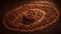 Coffee Beans Background, Image Ai Generated Royalty Free Stock Photo