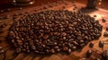 Coffee Beans Background, Image Ai Generated Royalty Free Stock Photo