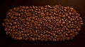 Coffee Beans Background, Image Ai Generated Royalty Free Stock Photo