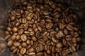 Coffee beans bag Royalty Free Stock Photo