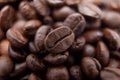 Coffee beans - close-up Royalty Free Stock Photo