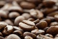 Coffee beans closeup