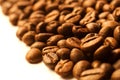 Coffee beans closeup background Royalty Free Stock Photo