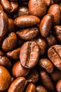 Coffee Beans closeup background Royalty Free Stock Photo