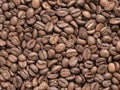 Coffee beans closeup background Royalty Free Stock Photo