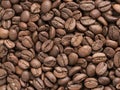 Coffee beans closeup background Royalty Free Stock Photo