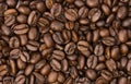 Coffee beans closeup background Royalty Free Stock Photo