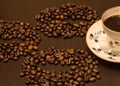 Coffee beans Royalty Free Stock Photo