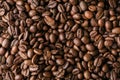 Roasted whole coffee beans