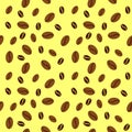 Coffee beans. Flat illustration