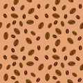 Coffee beans. Flat vector illustration