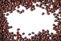 Coffee beans frame Royalty Free Stock Photo