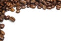 Coffee beans frame Royalty Free Stock Photo