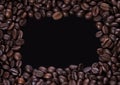 Coffee beans frame