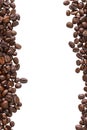 Coffee beans isolated on White background