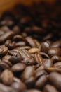 Coffee beans macro