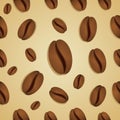 Coffee beans pattern