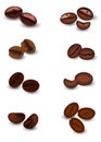 Coffee beans plantations black brown