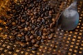 Coffee beans roasting