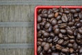 Coffee beans Rustic Background