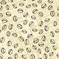 Coffee Beans Seamless Pattern