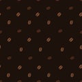 Coffee Beans Seamless Patterns Royalty Free Stock Photo