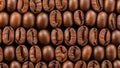 Coffee Beans Texture Background, Roasted Coffee Bean Pattern Royalty Free Stock Photo