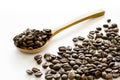 Coffee beans on white background, Coffee, Aroma, Caffeine, Coffee break