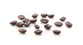 Coffee beans. on white background. Royalty Free Stock Photo