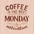 Coffee is the best monday motivation