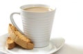 Coffee and Biscotti Royalty Free Stock Photo